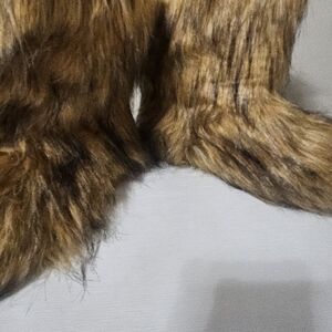 Faux Fur Brown Women's Coat